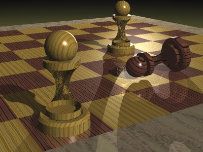 Three pawns